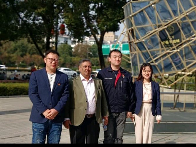 Poorit on a robotics industry visit in China ahead of the ARTPARK programme